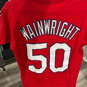 Adam wainwright t shirt jersey kids small
